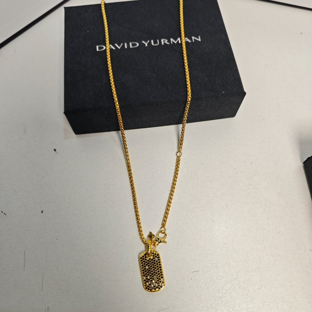 David Yurman Rectangular Pendant Necklace - image 4